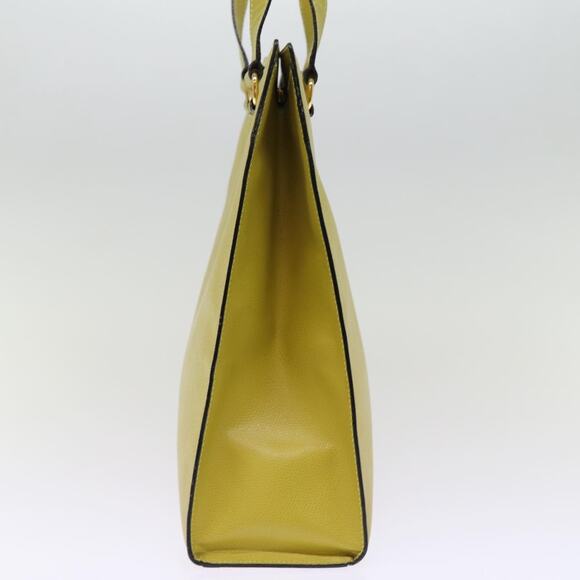 CELINE Tote Bag Leather Yellow - Picture 4 of 12